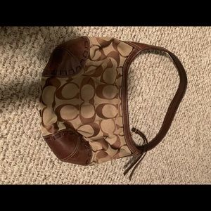 Medium Coach bag tan/brown
